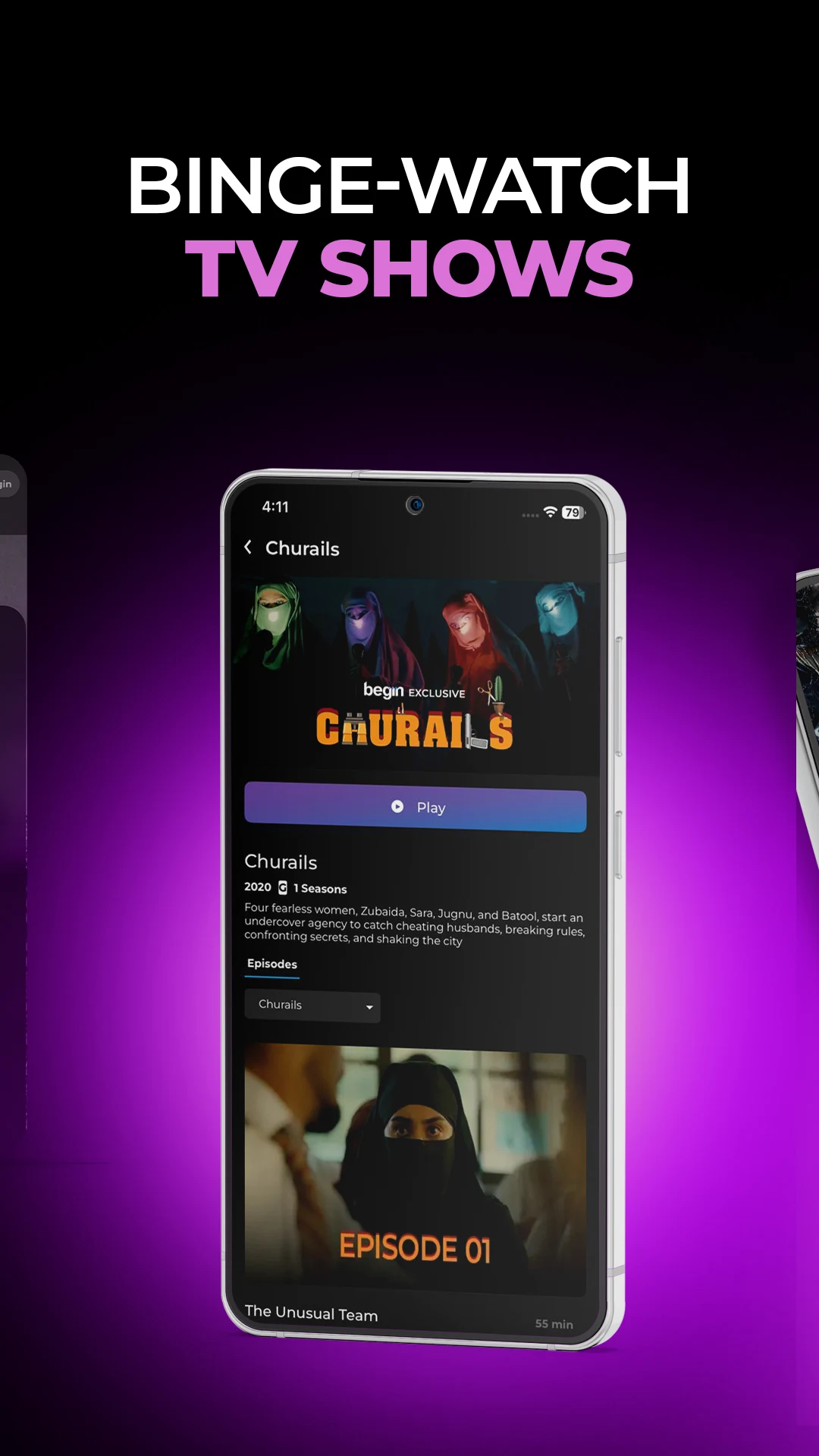 Begin.Watch screenshot