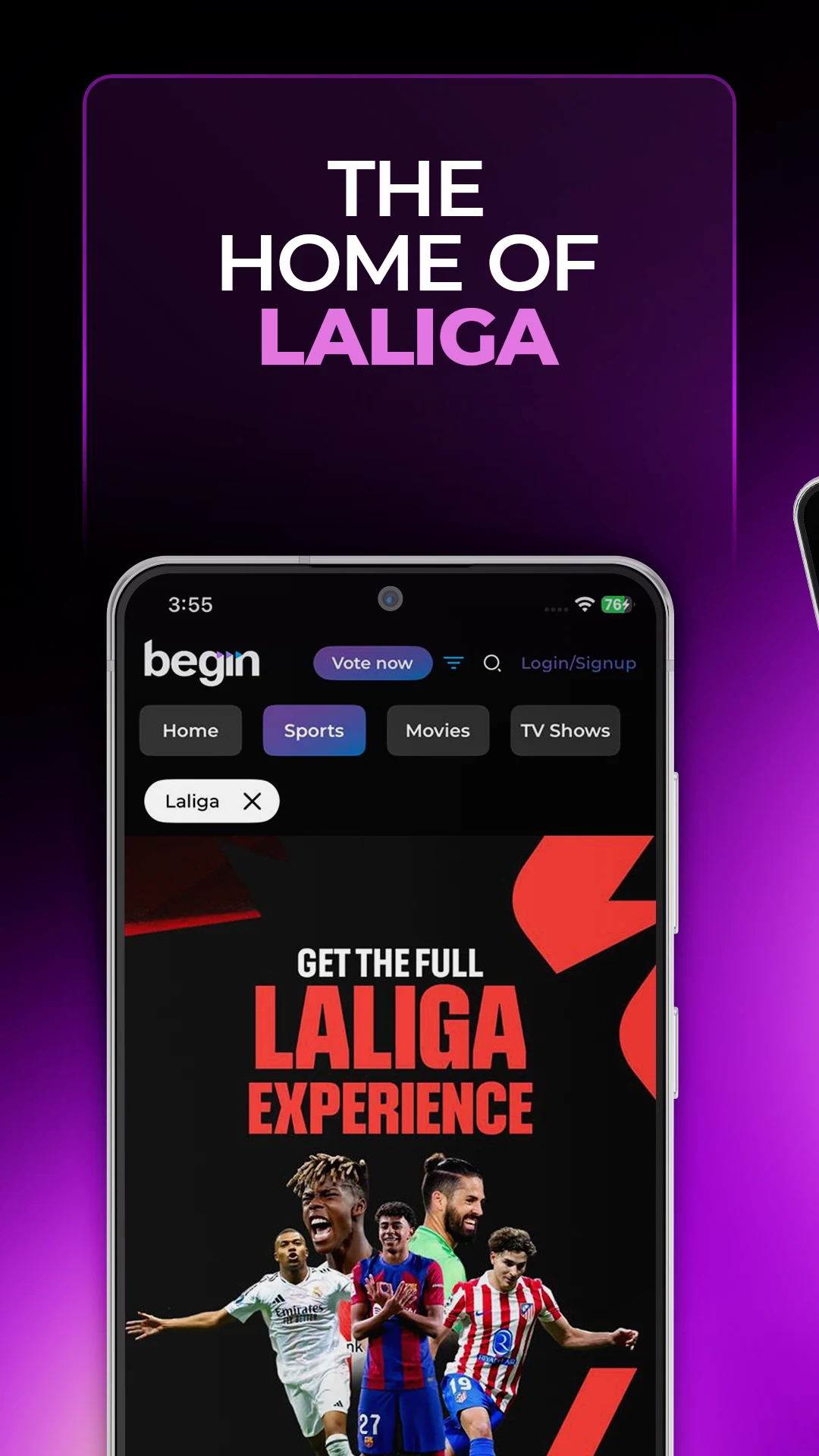 Begin.Watch screenshot