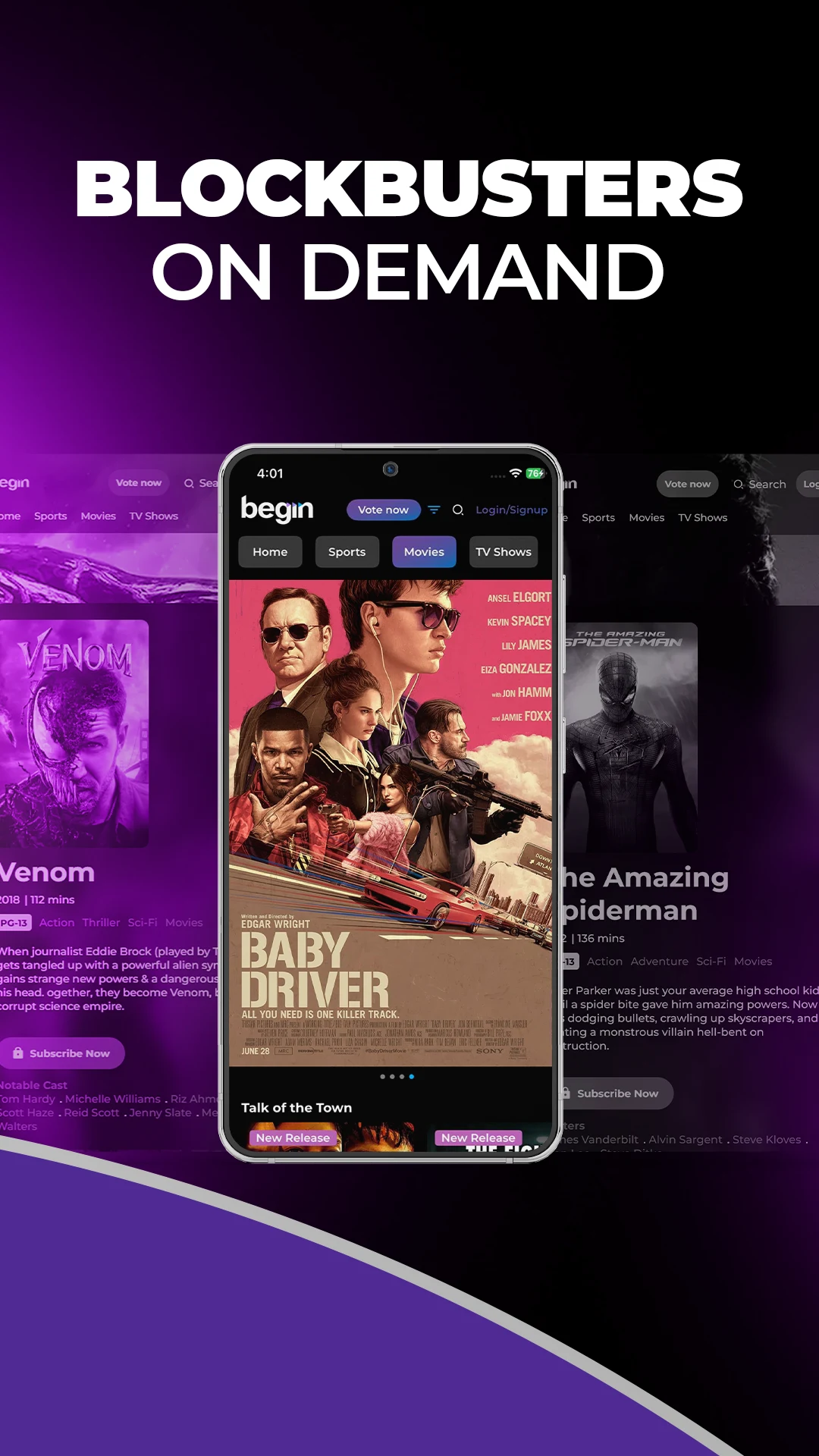 Begin.Watch screenshot