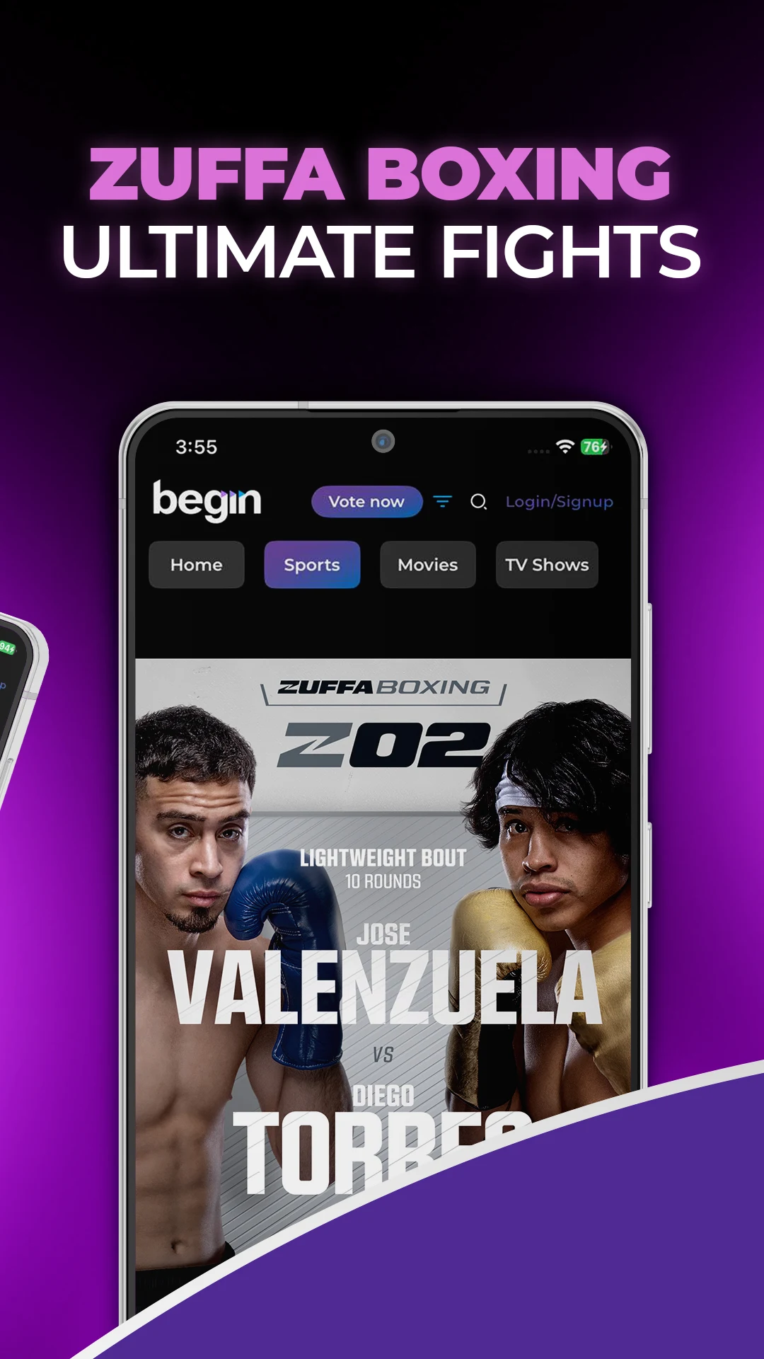 Begin.Watch screenshot